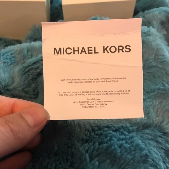 Brown Leather & Gold MK Watch - Picture 8 of 8